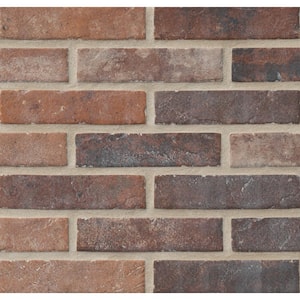 Capella Red Brick 2 in. x 10 in. Matte Porcelain Floor and Wall Tile (5.15 sq. ft./Case)