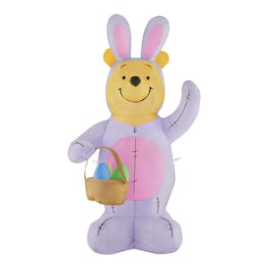 3.5 ft. Winnie the Pooh in Bunny Suit Inflatable