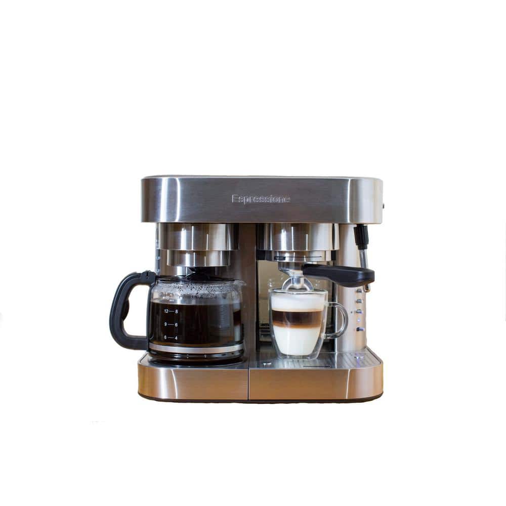 Espressione 10Cup Stainless Steel Coffee Maker And Espresso Machine