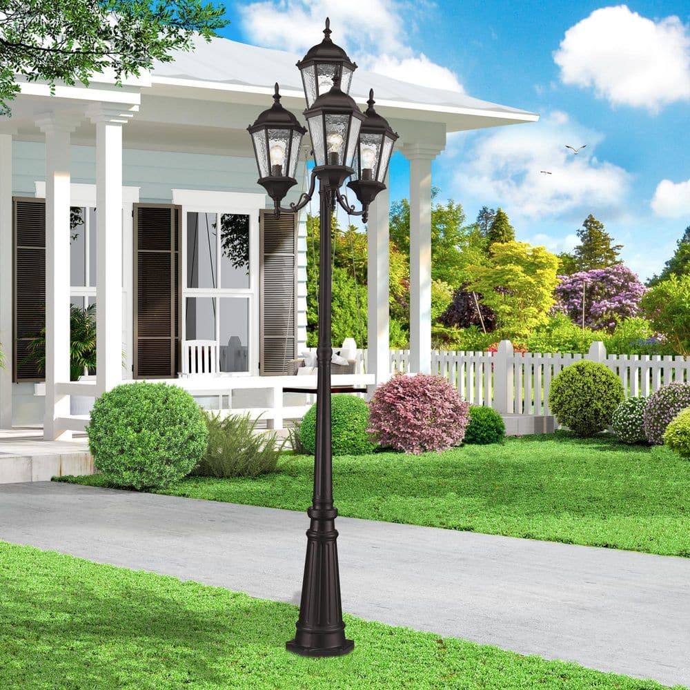AVIANCE LIGHTING Hathshire 4-Light Bronze Cast Aluminum Hardwired
