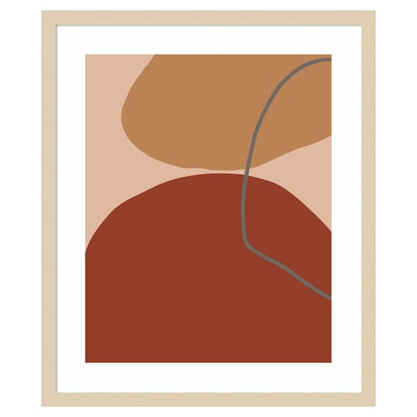 Amanti Art Subtile by Yopie Studio 1 Piece Framed Giclee Abstract Art Print 25 in. x 21 in.