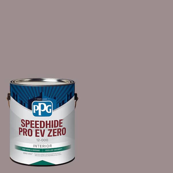PPG Speedhide Pro EV Zero 1 gal. PPG1014-5 Gray Violet Semi-Gloss Interior Paint