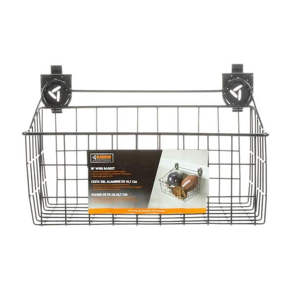Gladiator 18 in. W x 12 in. D Ventilated Wire Basket Garage Storage for GearTrack or GearWall