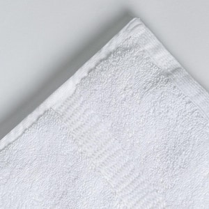 Nebia White Solid Cotton Single Hand Towel