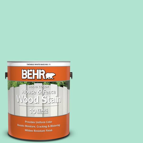 BEHR 1 gal. #P420-2 Crystal Rapids Solid Color House and Fence Exterior Wood Stain