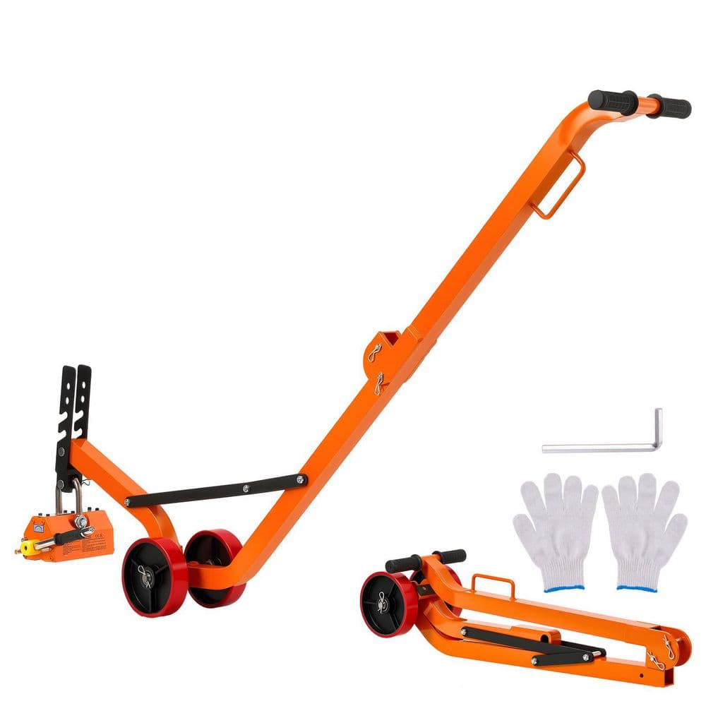 VEVOR Magnetic Lid Lifter Dolly, 1320 lbs. Pulling Capacity, Steel