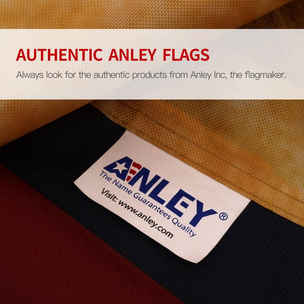 Vintage Style 3x6 Ft Patriotic Nylon Pleated Fan Flag