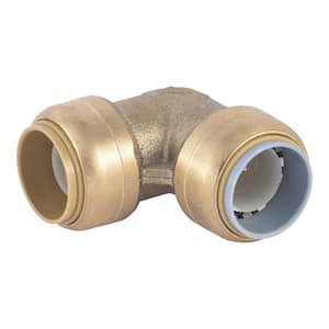 3/4 in. Push-to-Connect Brass 90-Degree Polybutylene Conversion Elbow Fitting