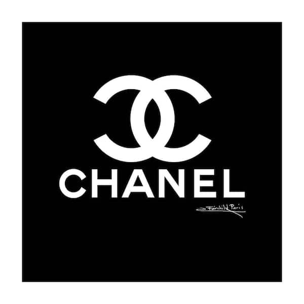 Bold Fashion Brand Logo by Fairchild Paris 1 Piece Unframed Canvas Drawing Print 30 in. x 30 in.