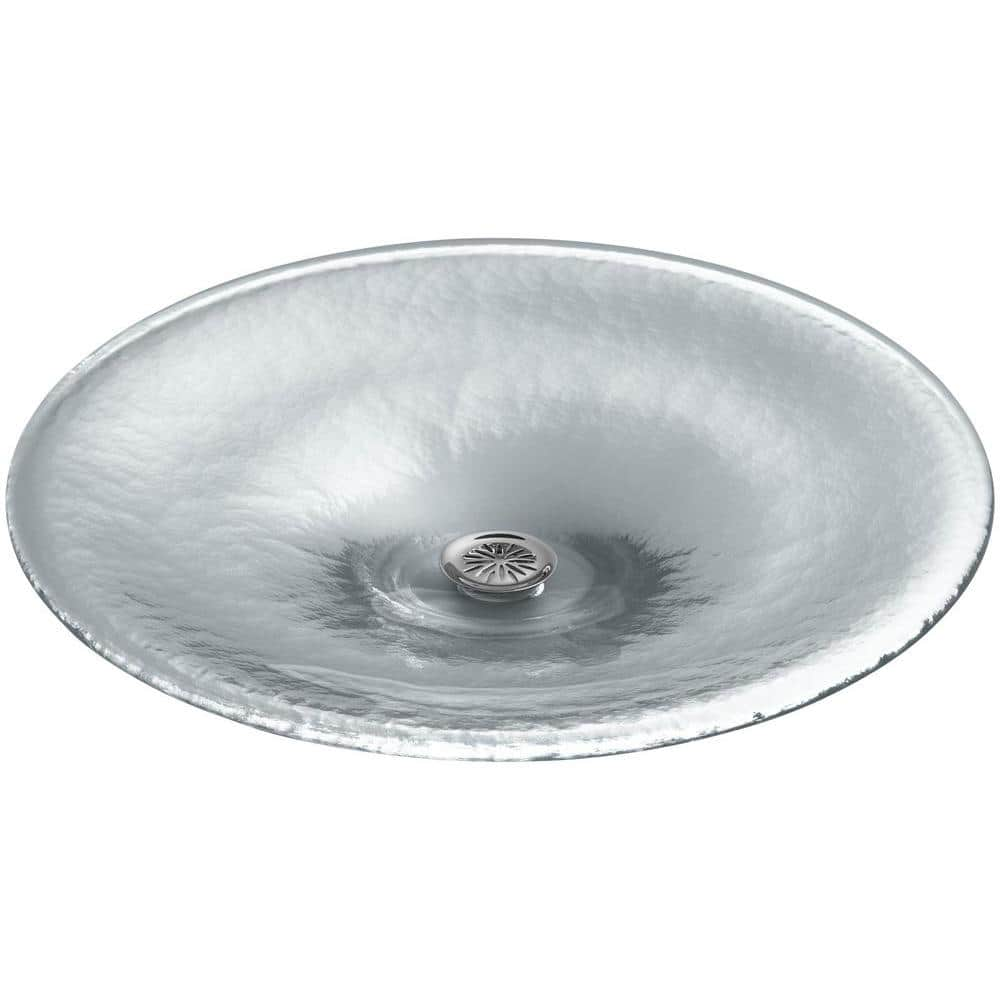 UPC 650531577382 product image for KOHLER Lavinia Glass Vessel Sink in Ice, White | upcitemdb.com