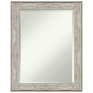 Crackled Metallic 23 in. H x 29 in. W Framed Wall Mirror