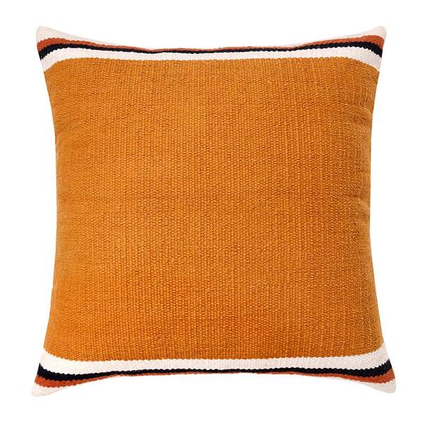 Dark discount orange throw