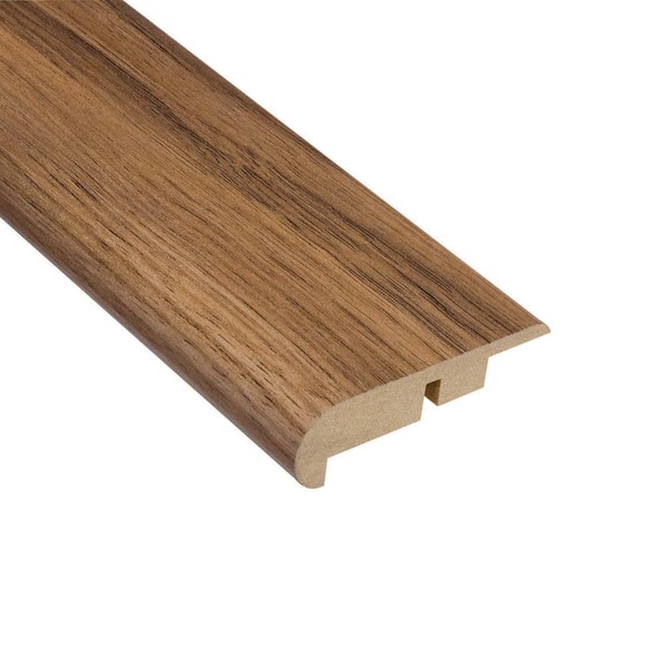 HOMELEGEND Harmony Walnut 7/16 in. Thick x 2-1/4 in. Wide x 94 in. Length Laminate Stairnose Molding