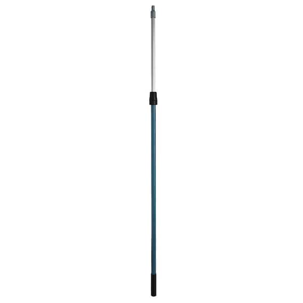 2-sections 4.3 ft. to 8 ft.-Adjustable Fiberglass/Aluminum Twist Lock Extension Pole
