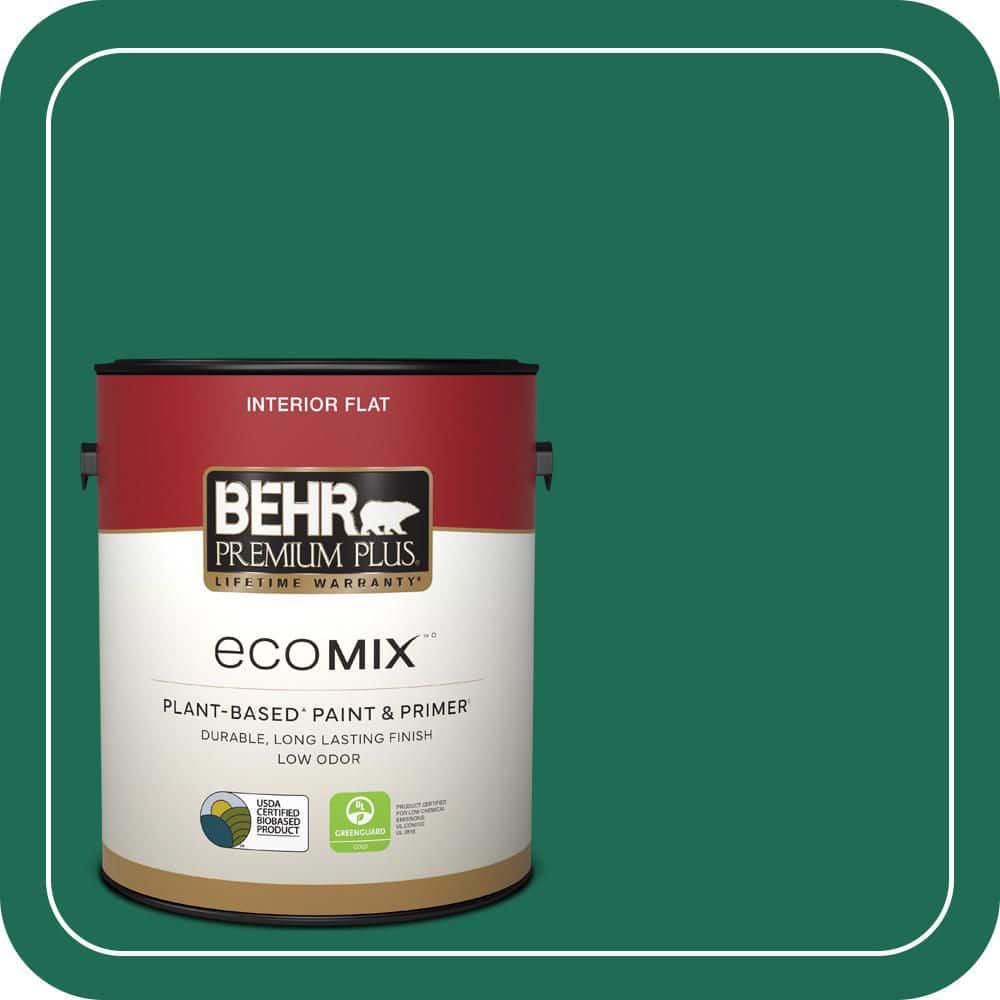 1 gal. #P430-7 Sparkling Emerald Flat EcoMix Plant-Based Interior Paint & Primer price history on PriceWatchPro
