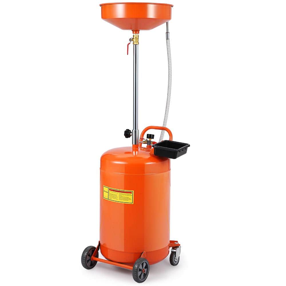 20 Gallon Orange 38-63Inch Portable Air Operated Waste Oil Drain Tank with 360° Wheels price history on PriceWatchPro