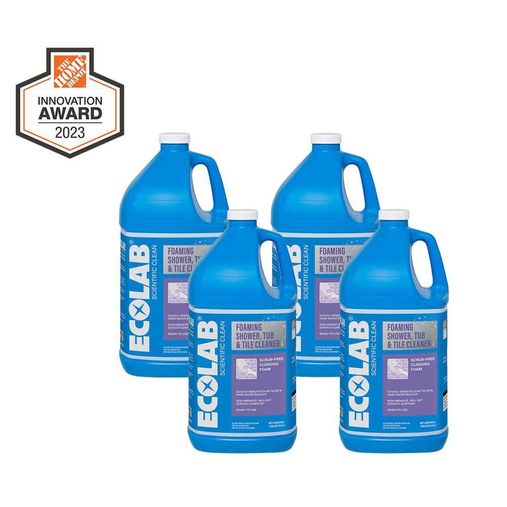 1 Gal. Foaming Shower, Tub and Tile No-Scrub All Purpose Cleaner, for Bathr