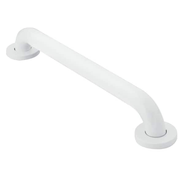 MOEN Home Care 30 in. x 1-1/2 in. Concealed Screw Grab Bar with SecureMount in White