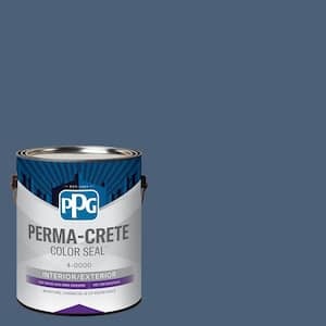 Color Seal 1 gal. PPG1163-6 Blue Fjord Satin Interior/Exterior Concrete Stain