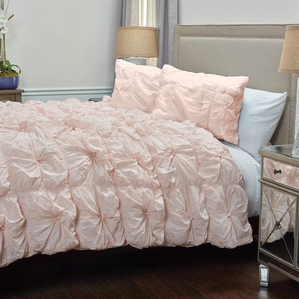 2 Piece Pink Twin Comforter Set, Pink Twin Bed Comforter Set