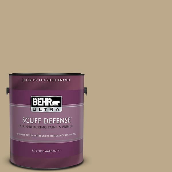 BEHR ULTRA 1 gal. Home Decorators Collection #HDC-NT-16 Natural Chamois Extra Durable Eggshell Enamel Interior Paint & Primer