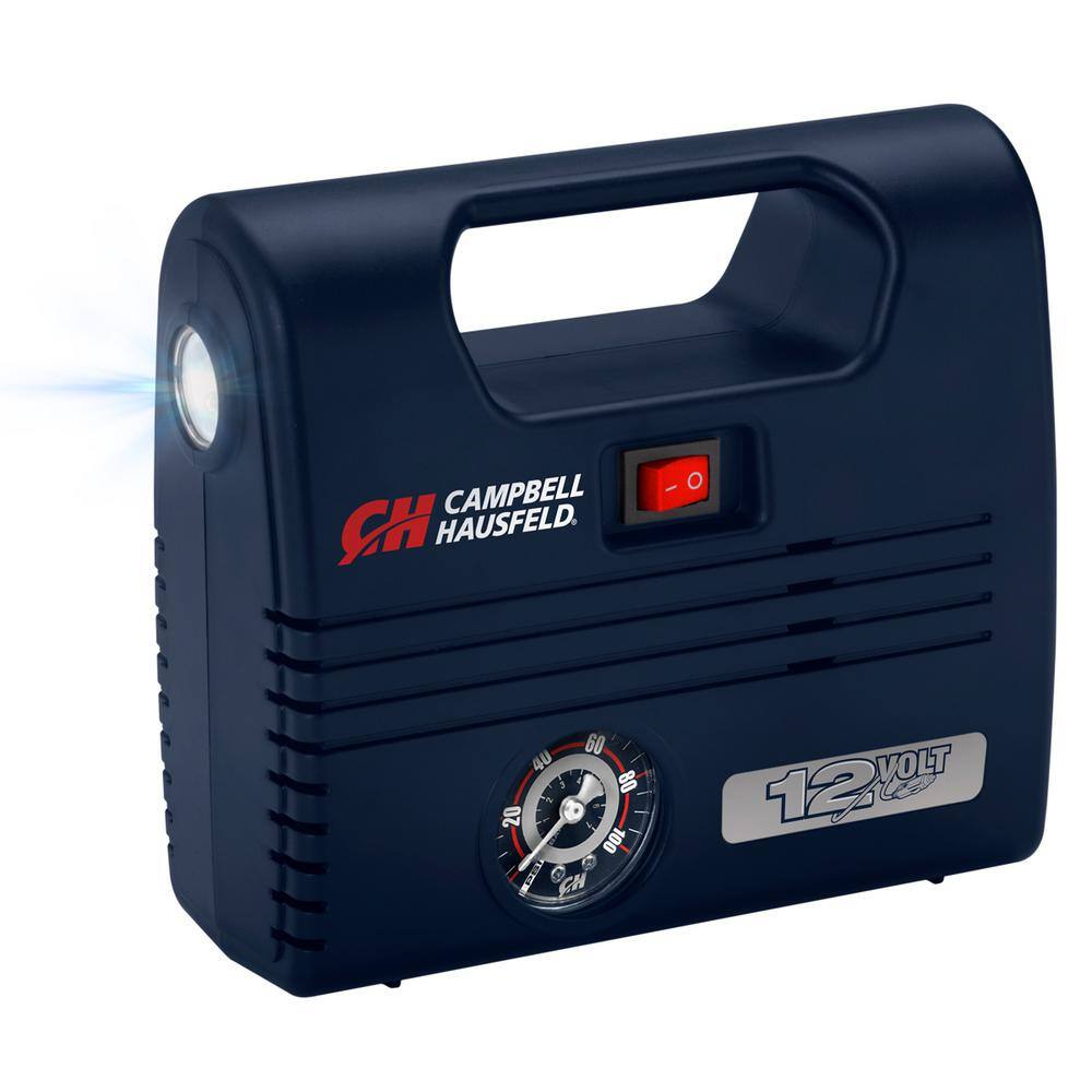 Auto Shut-Off Powerhouse Digital Inflator 12V 100 PSI Portable Compressor 