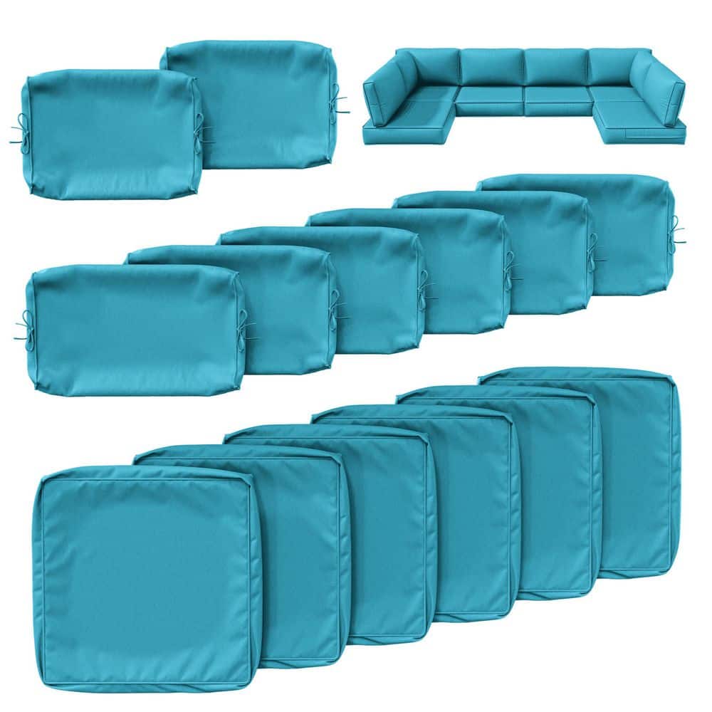 14-Piece 25.5 in. Outdoor Cushion Covers Lake price history on PriceWatchPro