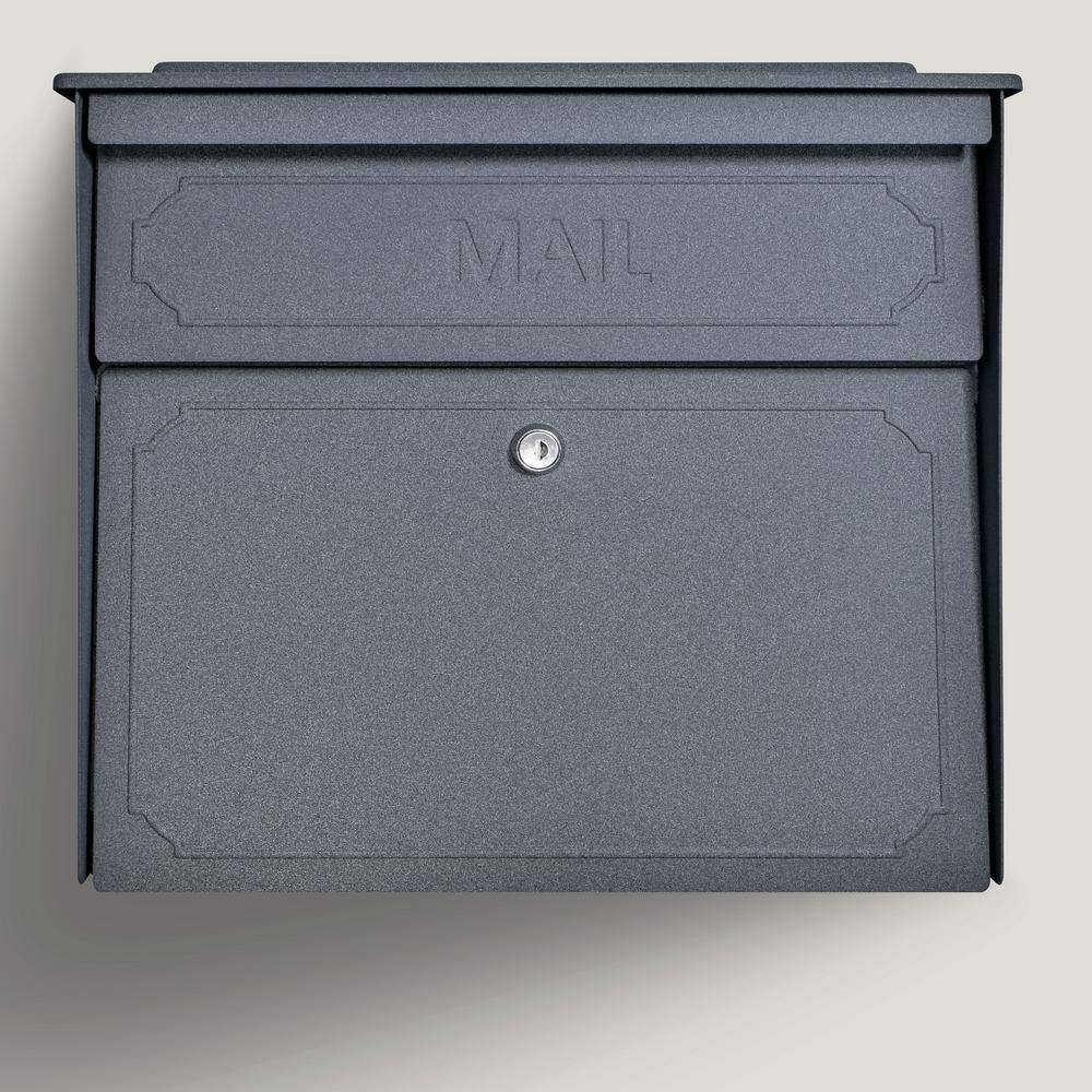Granite Steel Lockable Wall-Mount Security Mailbox
