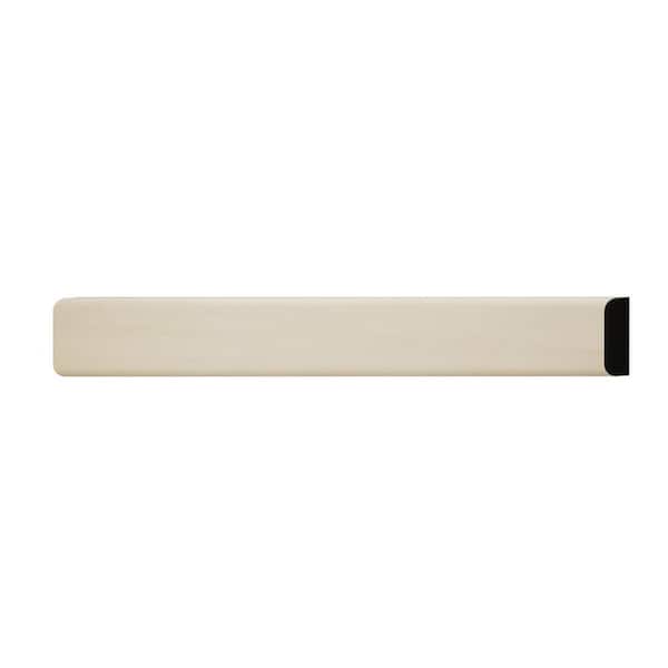 Ekena Millwork WM142 0.25 in. D x 0.75 in. W x 6 in. L Wood (Poplar) Chair Rail Sample