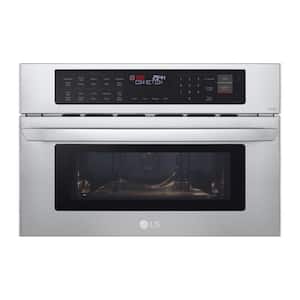 30 in. Width 1.7 cu. Ft. Smart Stainless Steel Built-In Microwave and Speed Oven with Convection and Air Fry