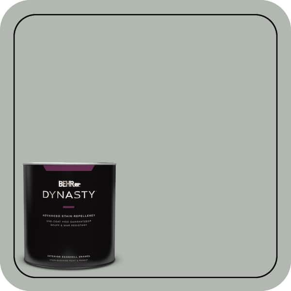 BEHR DYNASTY 1 qt. #PPU12-14 Verdigris Eggshell Enamel Interior Stain-Blocking Paint and Primer