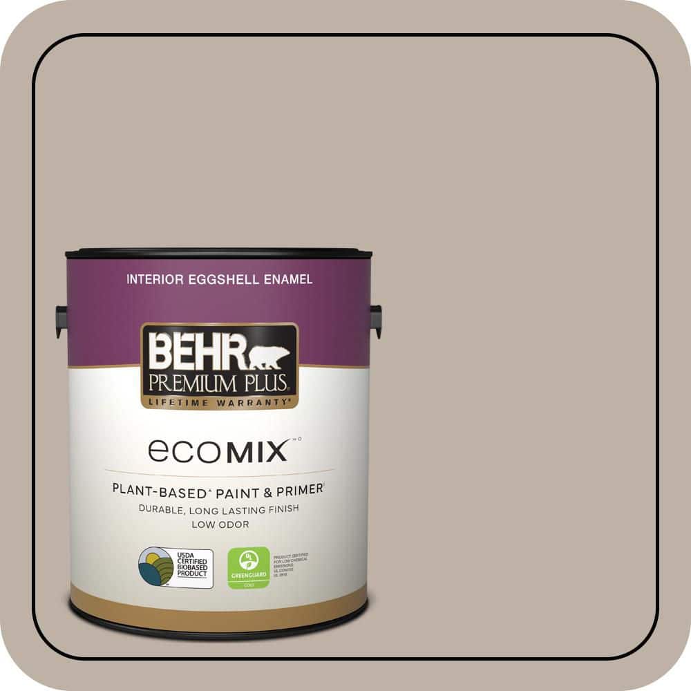 1 gal. #N220-3 Smokestack Eggshell Enamel EcoMix Plant-Based Interior Paint & Primer price history on PriceWatchPro