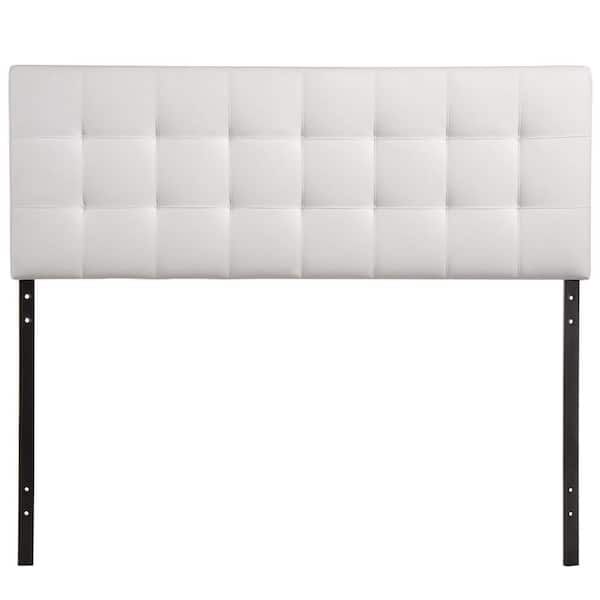 Modway Lily White Full Upholstered, Modway Lily Tufted Headboard Queen
