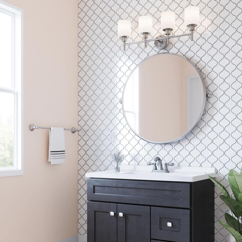 37-Inch White Cultured Marble Vanity Top with Backsplash