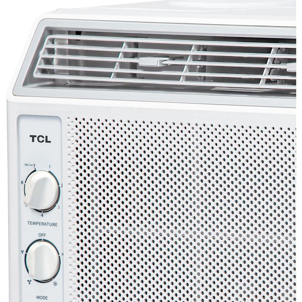 Compact White 5000 BTU Window Air Conditioner with Remote