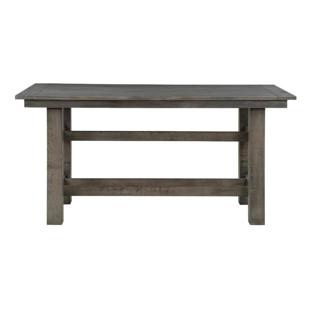 Coast To Coast Accents Keystone 72 in. Rectangle Grey Counter Height ...