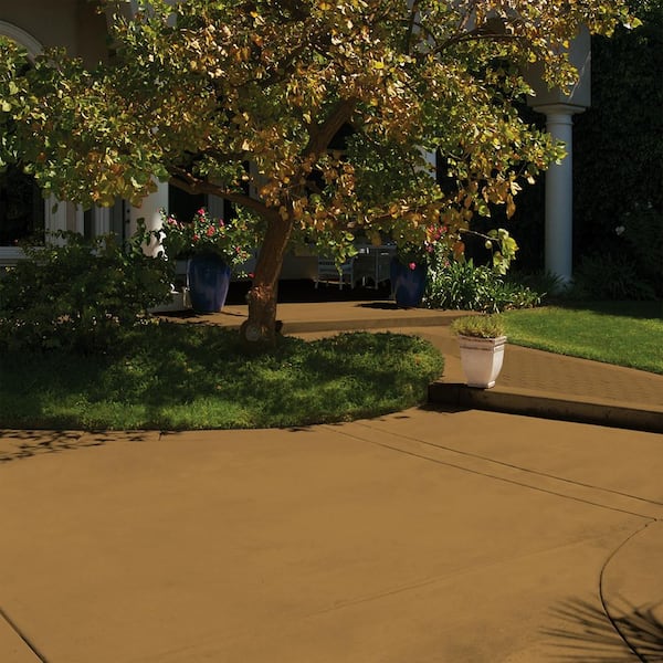 1 gal. #DCS-865 Terra Cotta Semi-Transparent Flat Interior/Exterior Decorative Concrete Stain