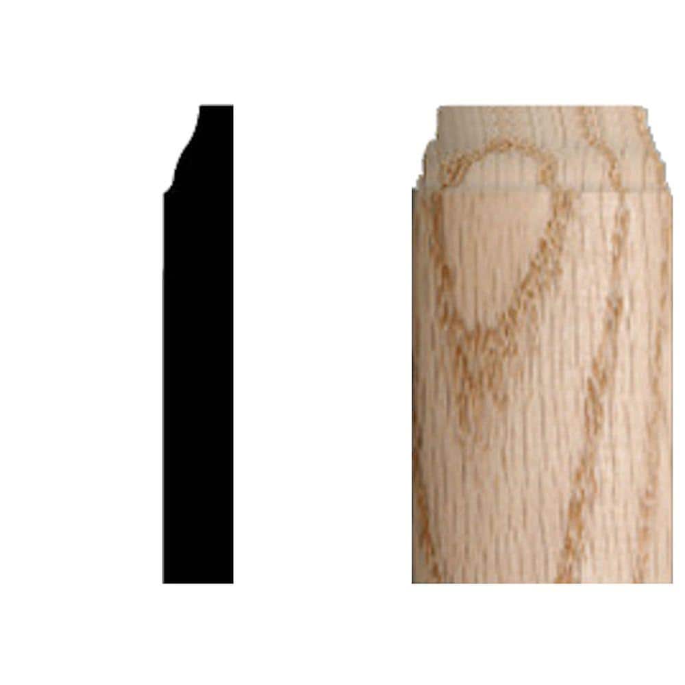 UPC 043559000138 product image for 3/8 in. x 3/8 in. x 3-1/4 in. Oak Wood Radius Baseboard Corner Block Moulding | upcitemdb.com