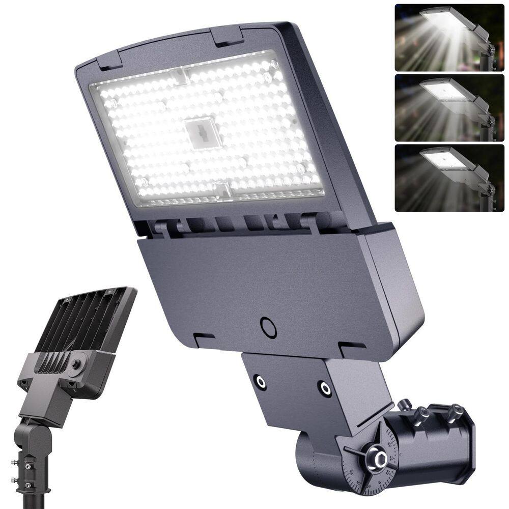 19200 Lumens 150W Integrated LED Bronze Dusk to Dawn Photocell Pole IP65 Waterproof Arm Mount Parking Lot Area Light price history on PriceWatchPro