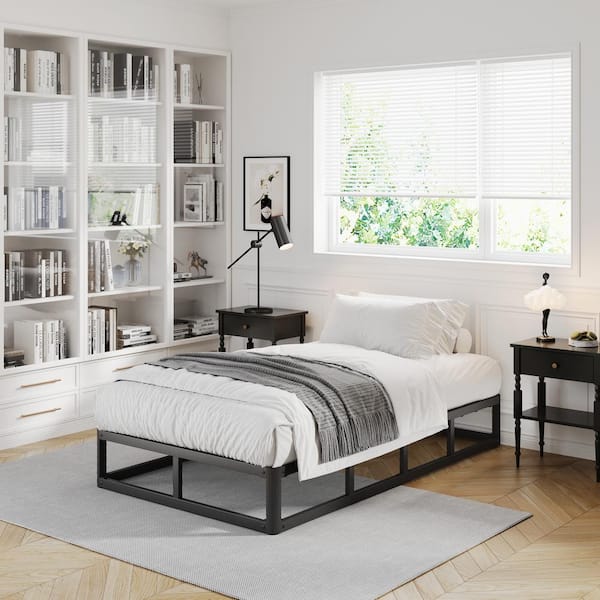 HOMZENE 8 in. High Twin Size Profile Metal Box Spring with HOMZENE 8 in. High Twin Size Profile Metal Box Spring with