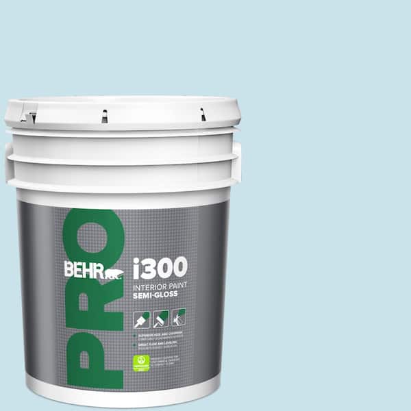5 gal. #PPL-24 Endless Sky Semi-Gloss Interior Paint