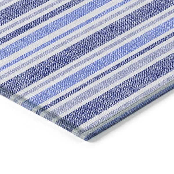 Chantille ACN531 Blue 8 ft. x 10 ft. Machine Washable Indoor/Outdoor Geometric Area Rug