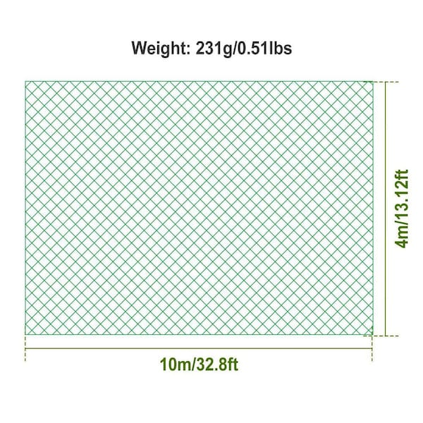 Movisa 13 ft. x 33 ft. Garden Netting Heavy-Duty PE Anti Bird Netting  Y-MVDO9EG - The Home Depot