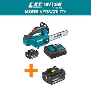 LXT 10 in. 18V Lithium-Ion Brushless Electric Battery Chainsaw Kit (4.0Ah) with 18V LXT Lithium-Ion Battery 4.0Ah