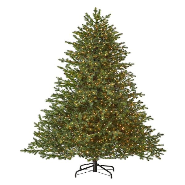 Home Decorators Collection 7.5 ft Elegant Grand Fir LED Pre-Lit Artificial Christmas Tree with 2000 Warm White Micro Dot Lights
