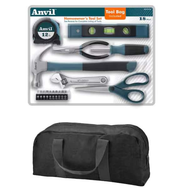 18PC Homeowner's Tool Set