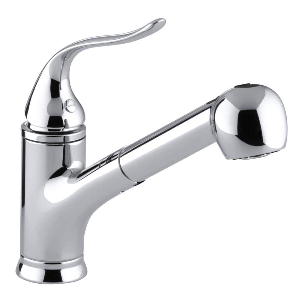 KOHLER K-15135-CP Bec De Baignoire Coralais - Chrome Poli, 11,7 Cm, Sans Inverseur, Qualité Pro