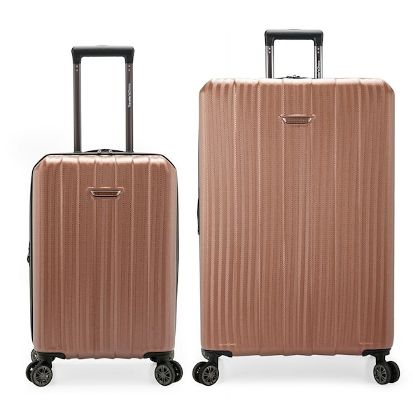 Traveler's Choice Dana Point 2-Piece Lightweight Expandable Hardshell Luggage Set with USB Port