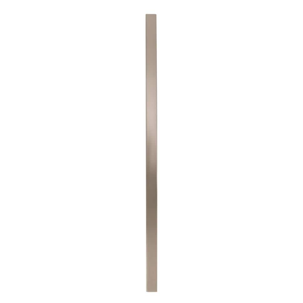 Sleek Brushed Nickel 18" Modern Appliance Pull with Mounting Hardware