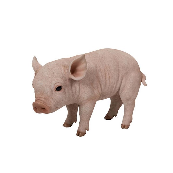 HI-LINE GIFT LTD. Pink Standing Baby Pig 87726-A - The Home Depot